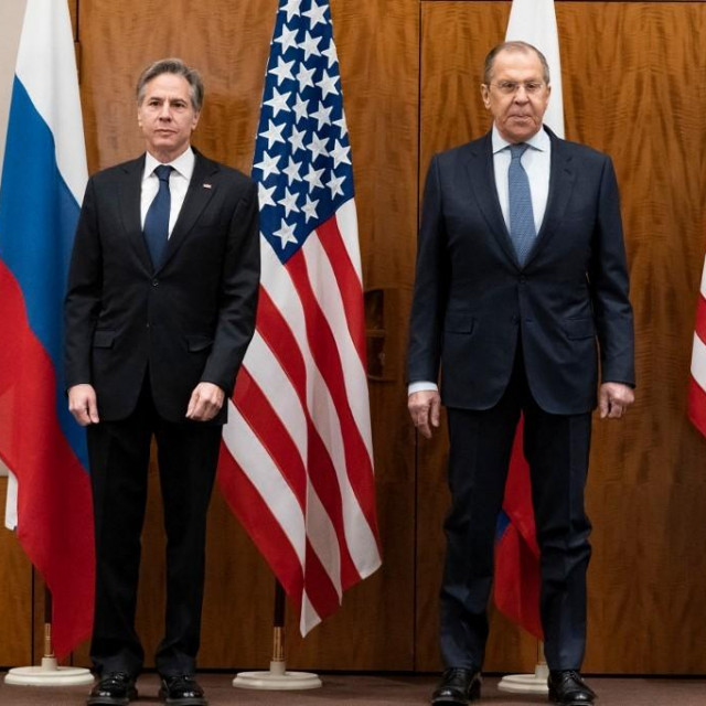 Antony Blinken i Sergej Lavrov (arhivska fotografija)