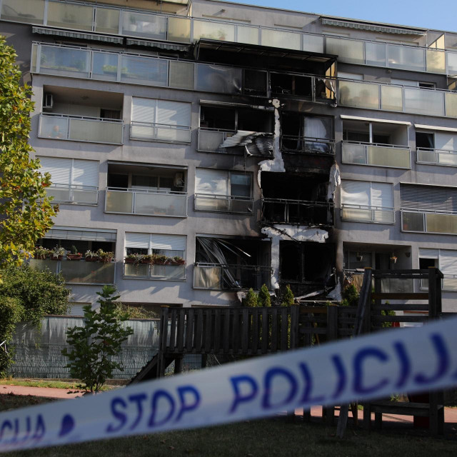 Požar je izbio u prizemlju