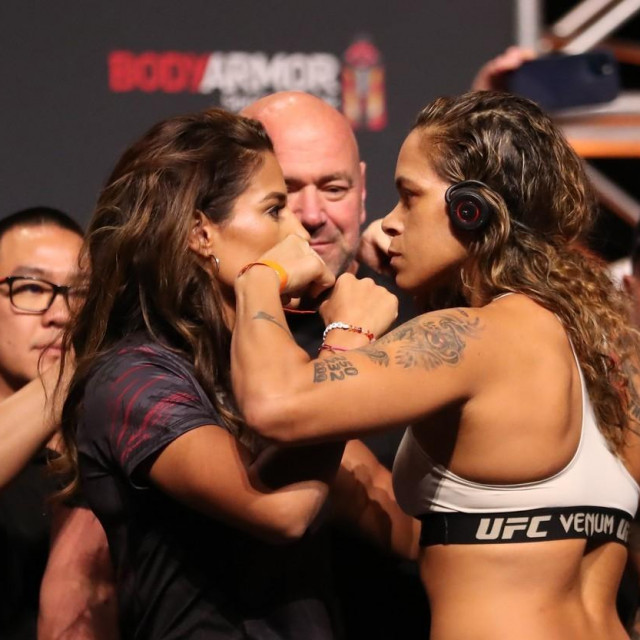 Julianna Pena i Amanda Nunes