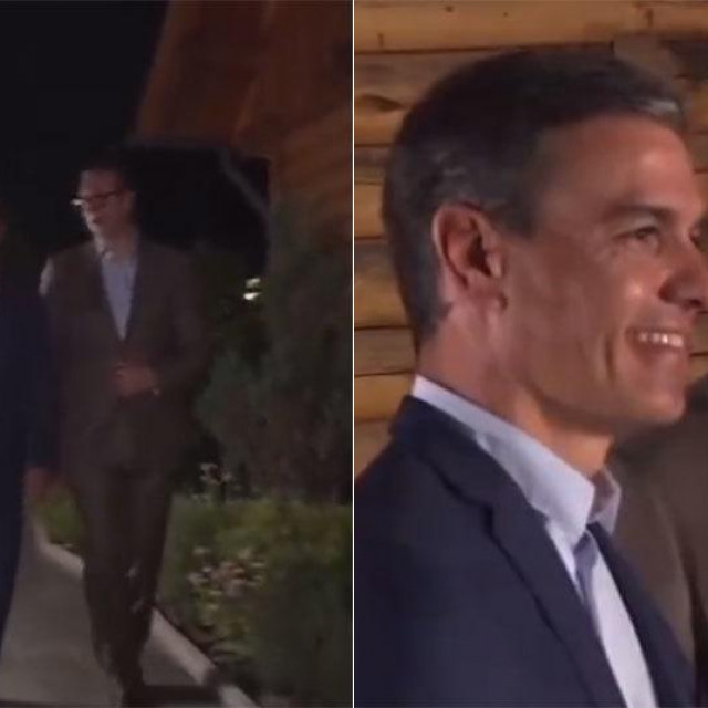 Pedro Sanchez i Aleksandar Vučić