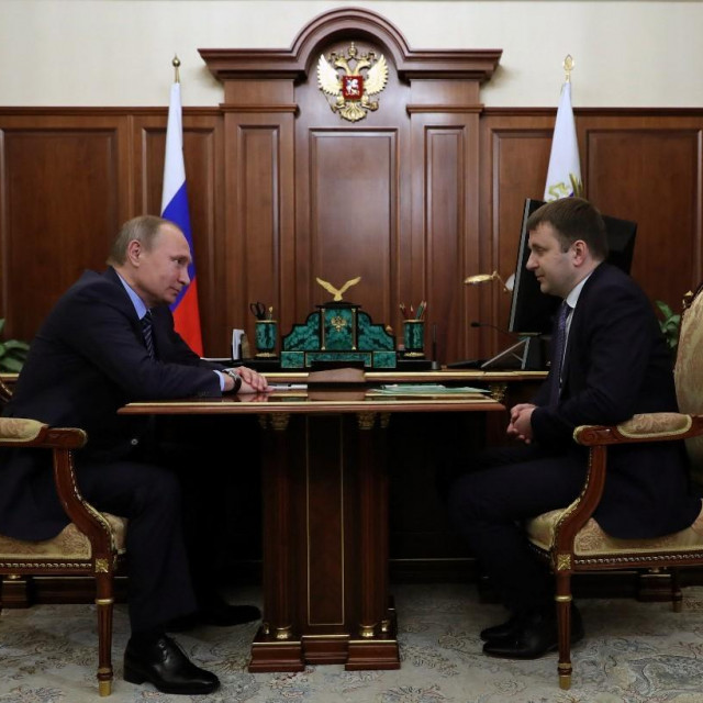 Vladimir Putin i Maksim Oreškin, fotografija iz 2016. godine