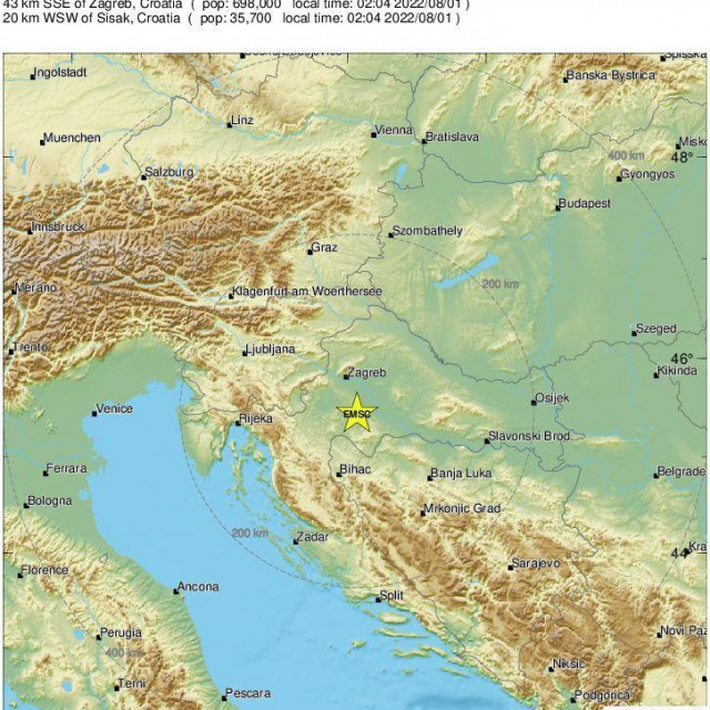 Sinoćnji potres, koji se zbio oko 2 sata u noći, prema riječima Ivančić, bio je puno slabiji 3.6 prema Richteru, a javio se kao ostatak te aktivnosti