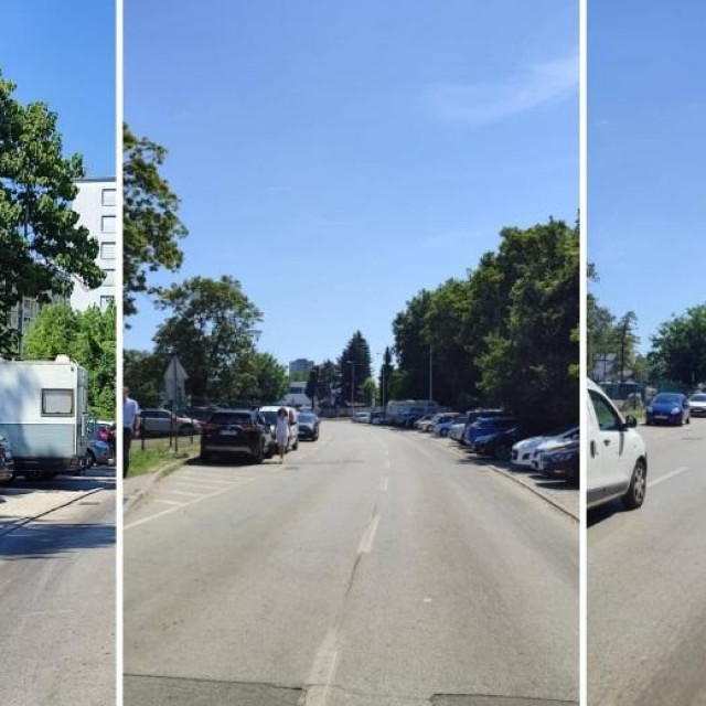 U Ulici Frana Folnegovića nema nogostupa