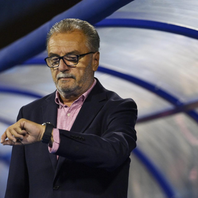 Zagreb, 290722.
Maksimir.
Nogometna utakmica SuperSport Hrvatske nogometne lige izmedju momcadi GNK Dinamo - NK Istra 1961.
Na fotografiji: Ante Cacic