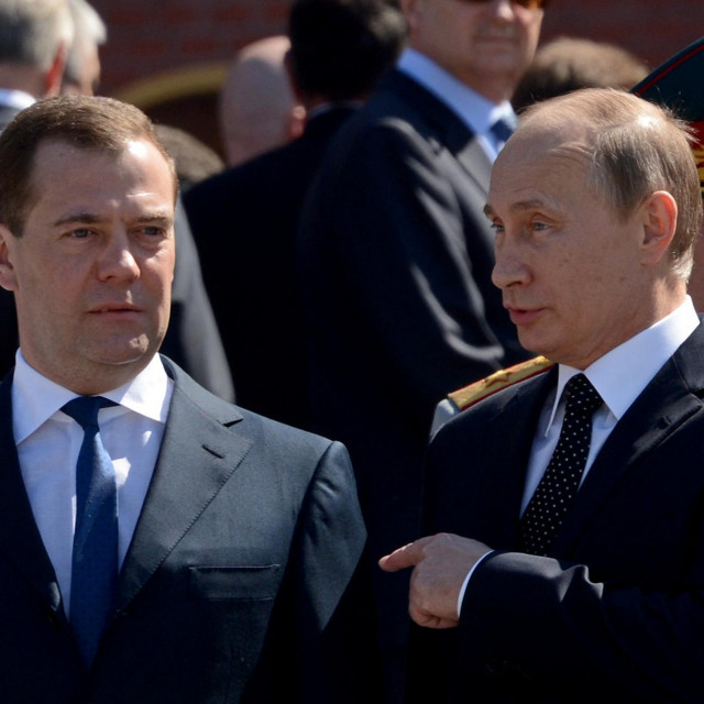 Dmitrij Medvedev i Vladimir Putin