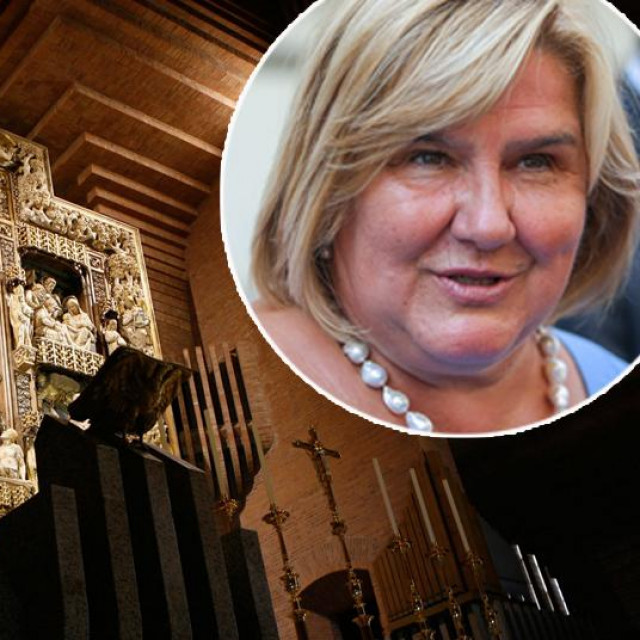 Oltar u crkvi u Aragonu koji je izgrađen po uputama osnivača Opusa Dei, Željka Markić