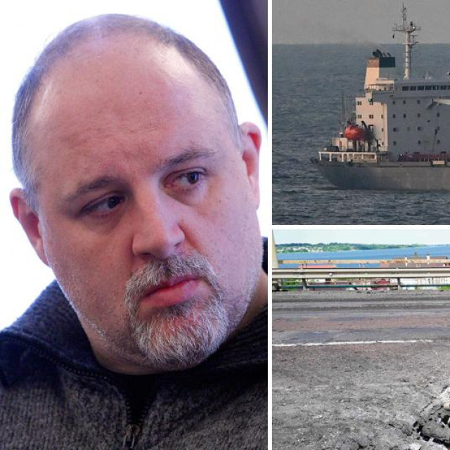 Igor Tabak, brod ”Razoni” koji je isplovio s ukrajinskim kukuruzom i oštećeni most preko Dnjepra u Hersonskoj oblasti