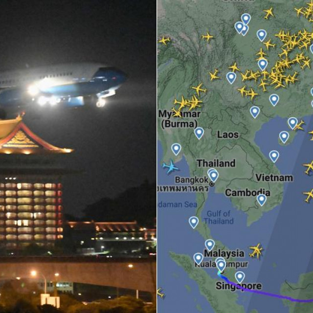 Zrakoplov u kojemu je bila Nancy Pelosi