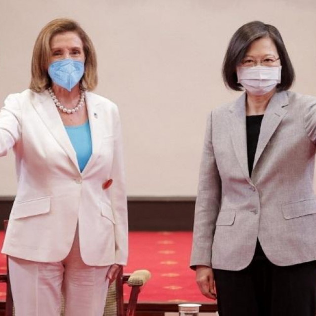 Nancy Pelosi i tajvanska predsjednica Tsai Ing-wen, Xi Jinping