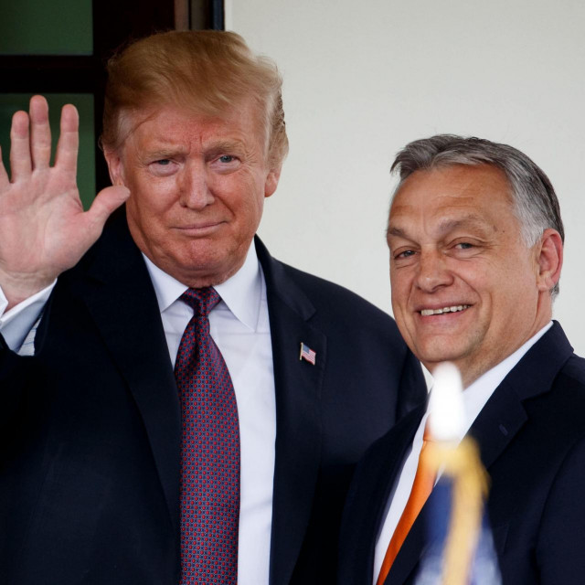 Donald Trump i Viktor Orban, arhivska snimka