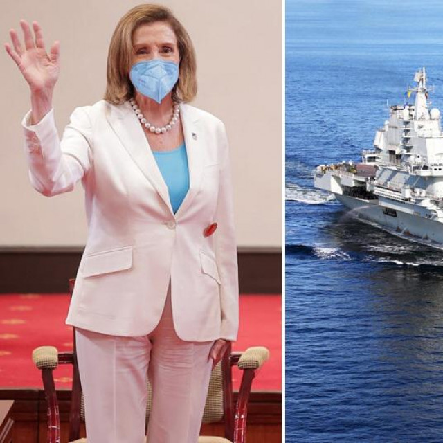 Nancy Pelosi i kineski nosač aviona Liaoning