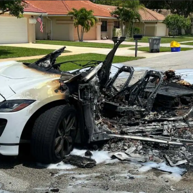 Jaguar I-Pace požar