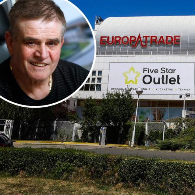 Marijan Šarić i zgrada bivšeg Europatradea