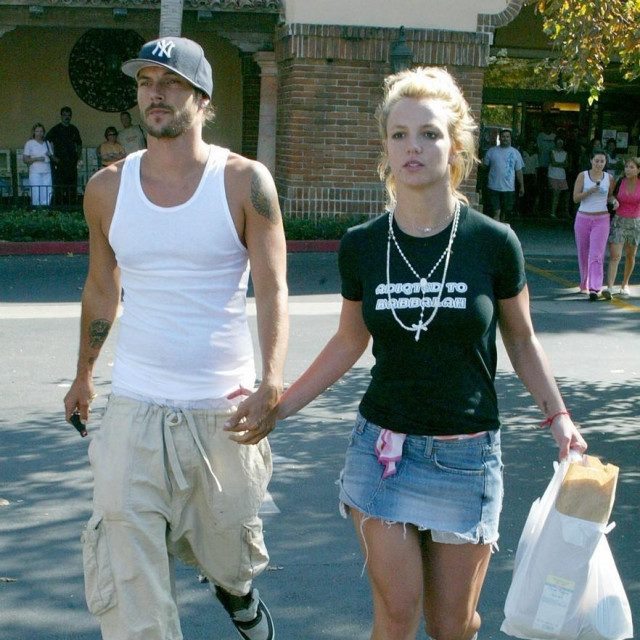 Britney Spears i Kevin Federline, 2004.