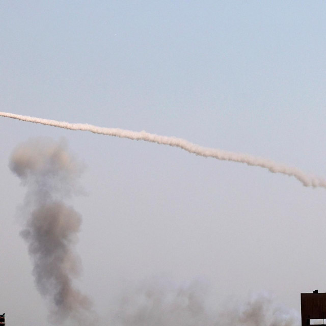 Palestinska raketa upućena prema Izraelu, 7. kolovoza.