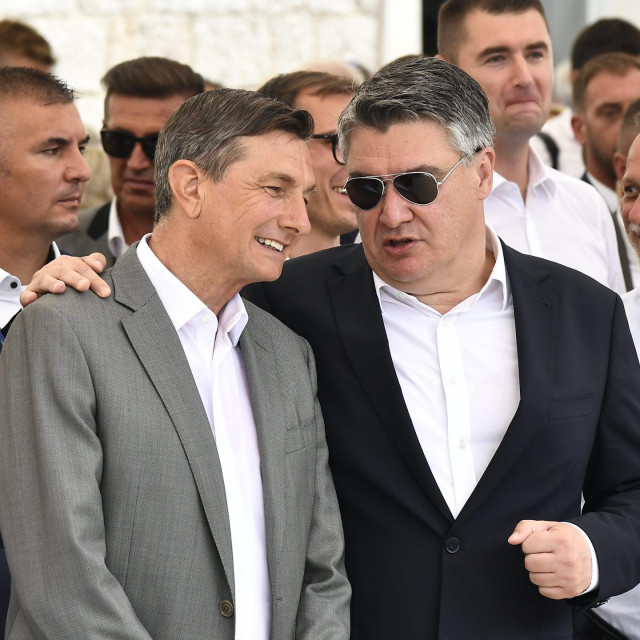 Borut Pahor i Zoran Milanović