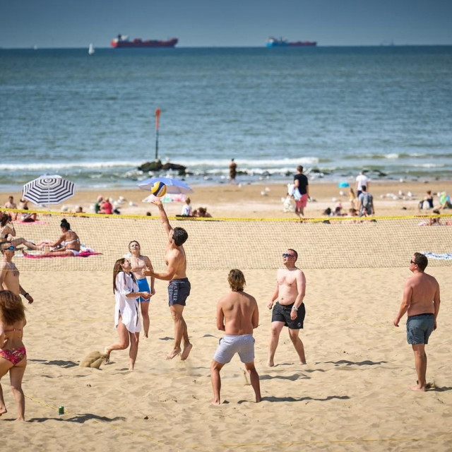 Ilustracija, plaža u Nici