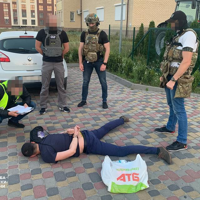 Snimka uhićenja osumnjičenika koje je otkrio SBU