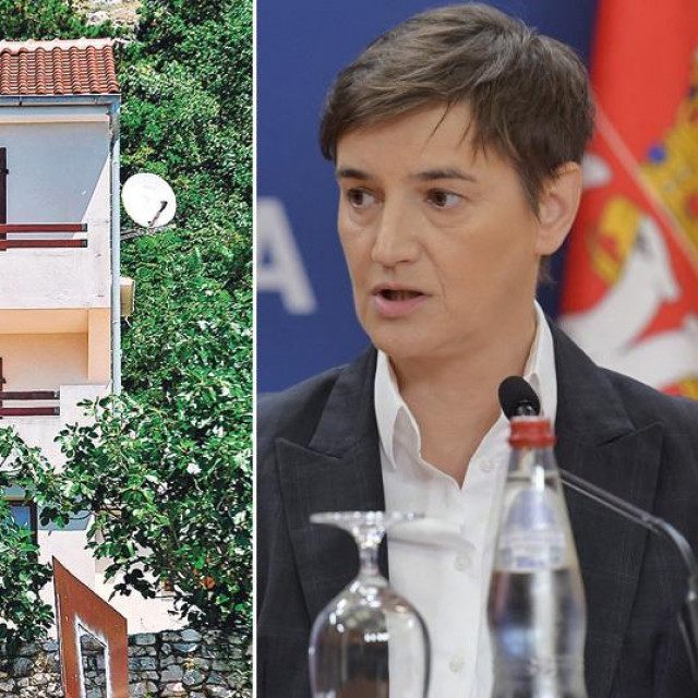 Kuća Ane Brnabić na otoku Krku i Ana Brnabić