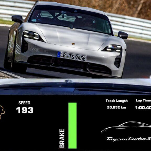 Porsche Taycan Turbo S rekord
