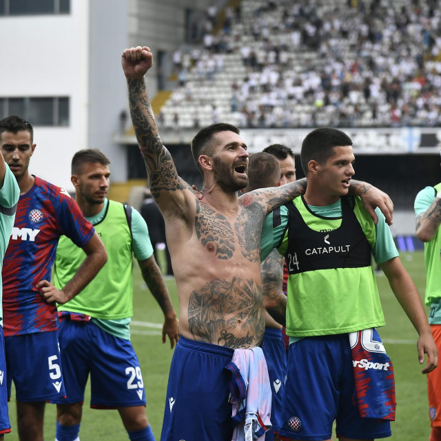 Slavlje igrača Hajduka