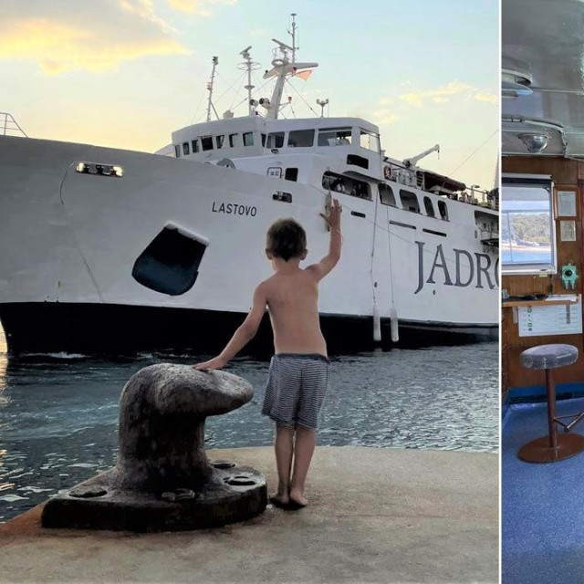 Hrvoje na brodu ‘Lastovo‘