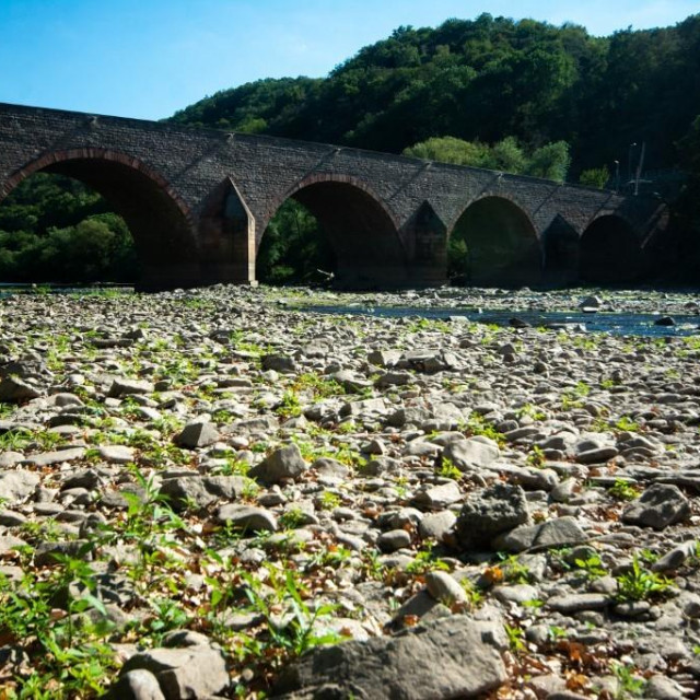 nizak vodostaj rijeke Rajne