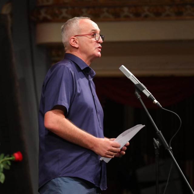 Hrvoje Zovko na komemoraciji za Vladimira Matijanića