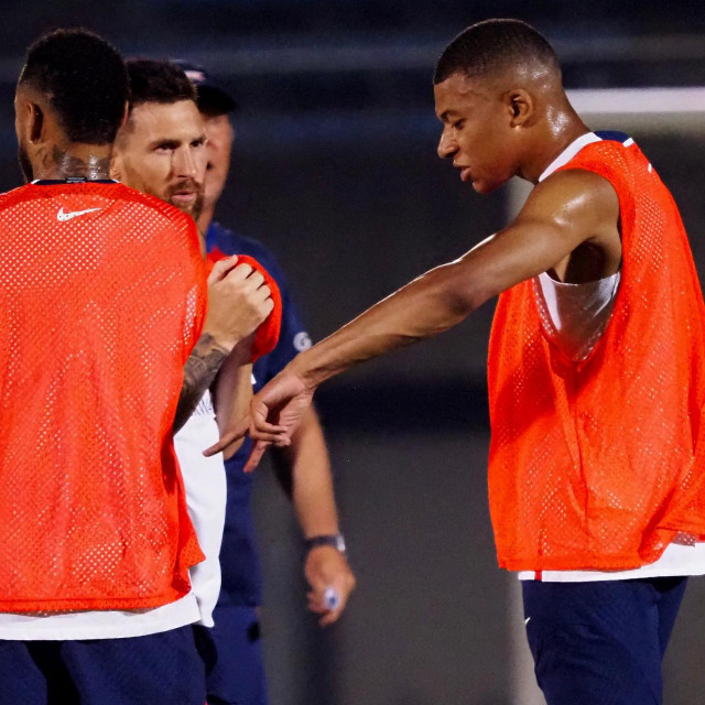 Kylian Mbappe s Messijem i Neymarom