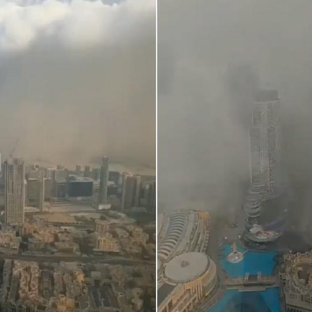 Pješčana oluja u Dubaiju