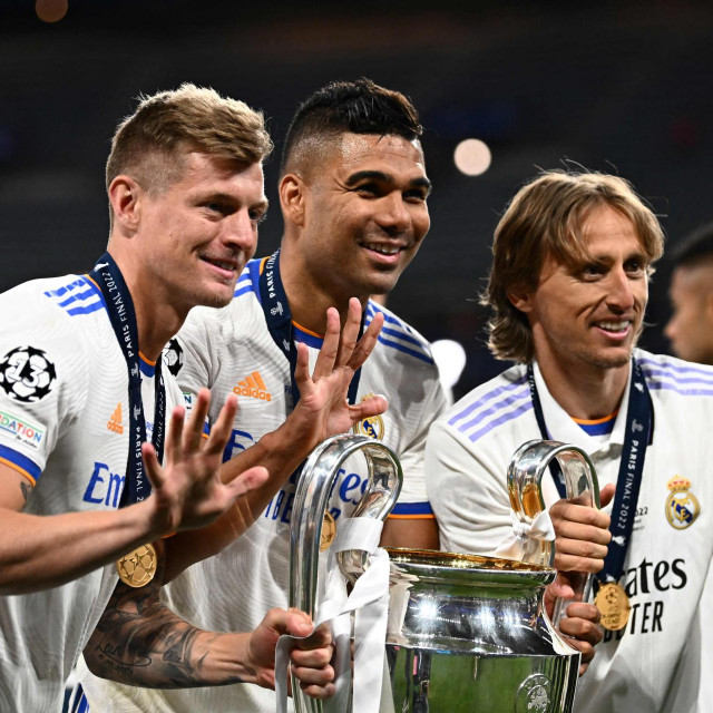 Toni Kroos, Casemiro i Luka Modrić