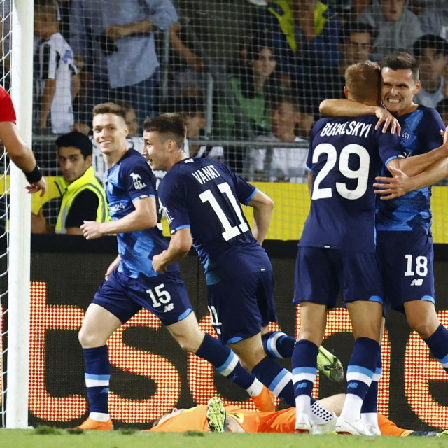 Slavlje igrača kijevskog Dynama
