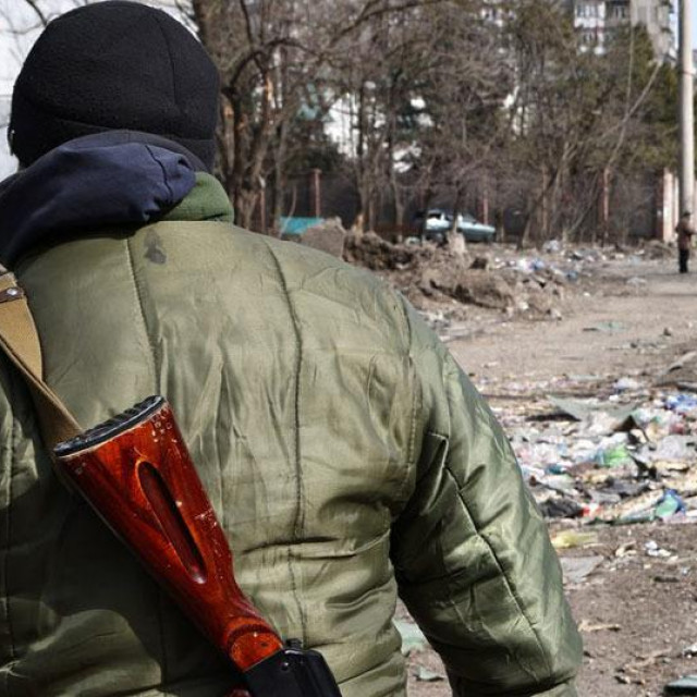 Ruski borac u Mariupolju/Ilustracija