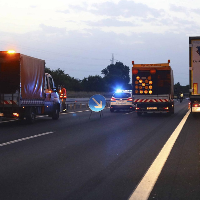 Scena prometne nesreće na obilaznici Lučko - Buzin, gdje je Anida Z. izgubila život
 