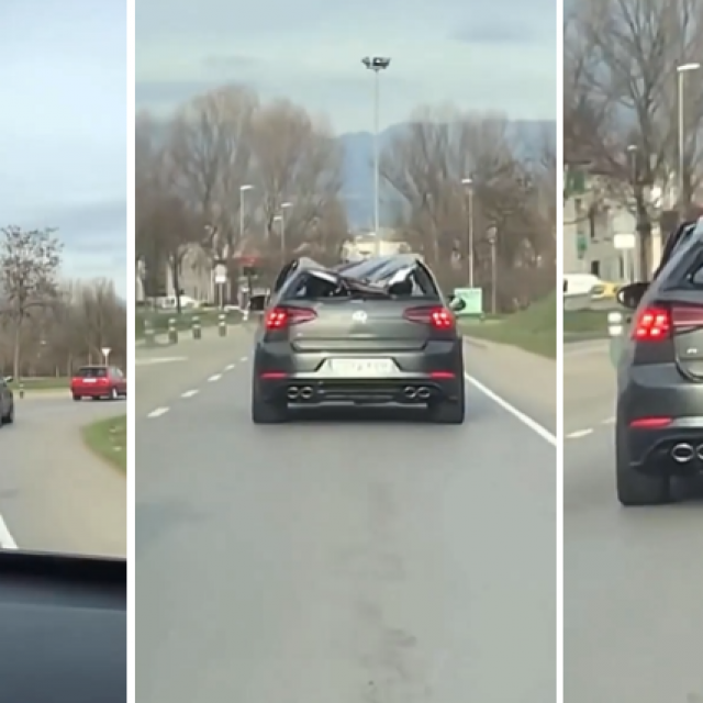 Golf 7 R s razbijenim krovom