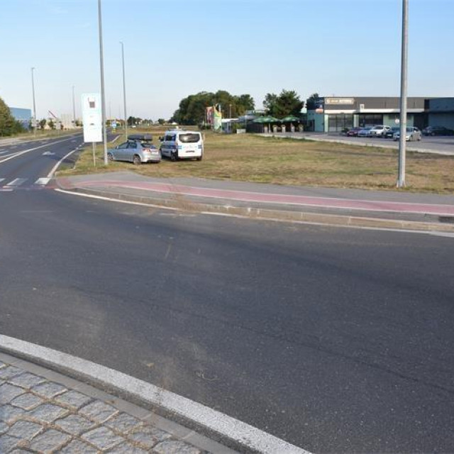 Prizor prometne nesreće u Čakovcu