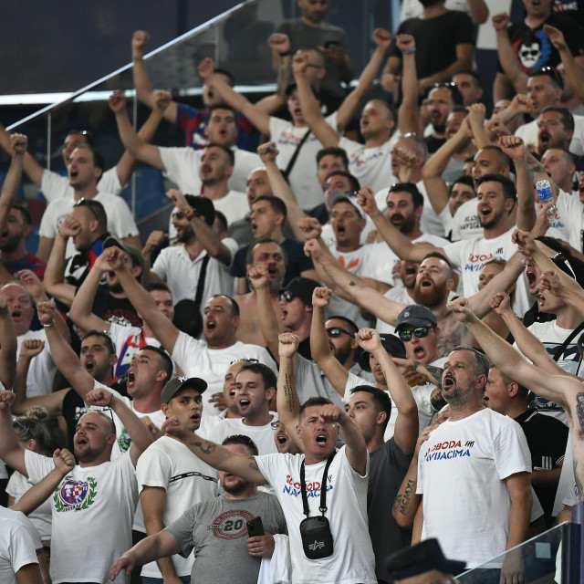 Navijači Hajduka na stadionu