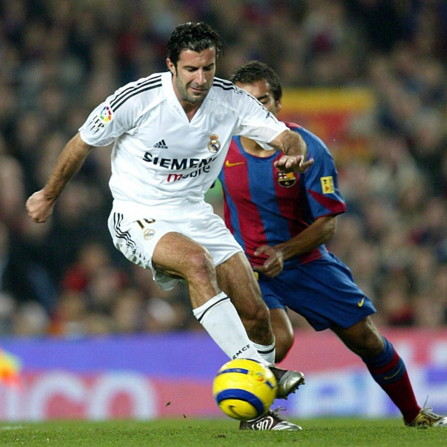 Luis Figo je dres Barce zamijenio Realovim