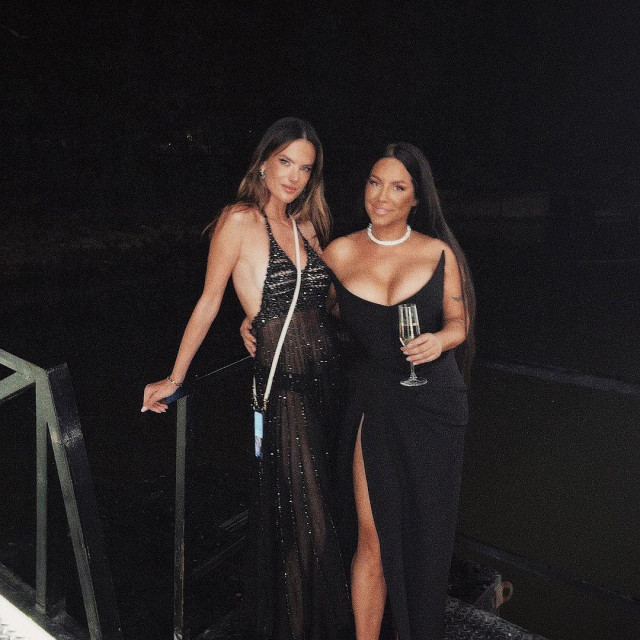 Alessandra Ambrosio i Seka Aleksić u Beogradu