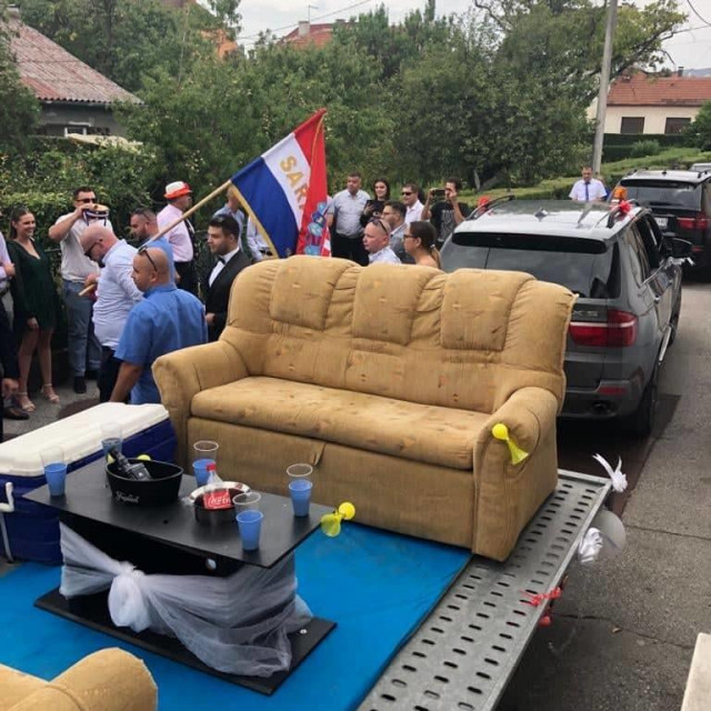 Svadba na Trešnjevci u Zagrebu