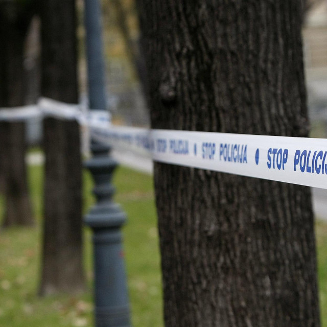 Ilustracija, policijska traka