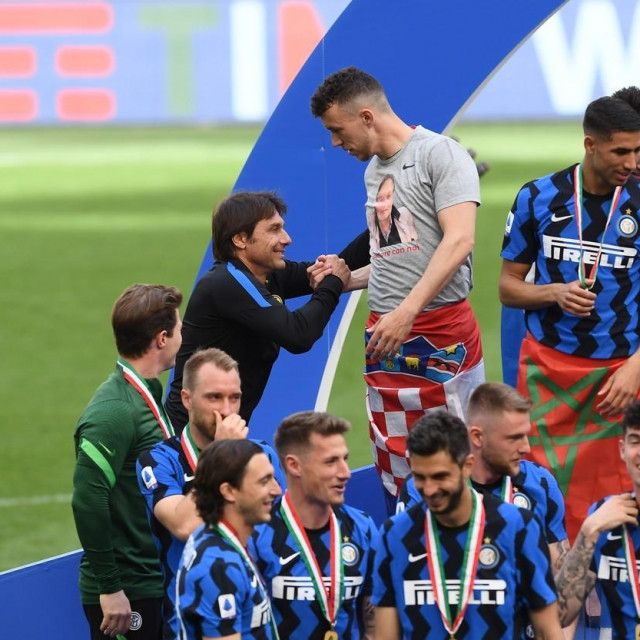 Antonio Conte i Ivan Perišić iz dana u Interu