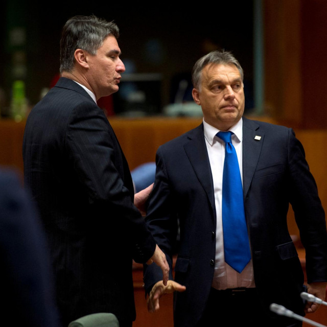 Milanović i Orban (fotografija iz 2014. godine)