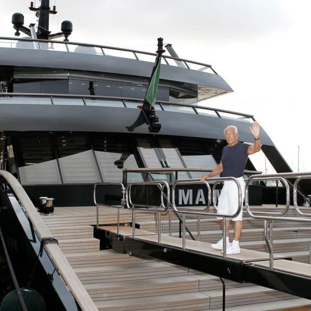 Giorgio Armani i njegova luksuzna jahta