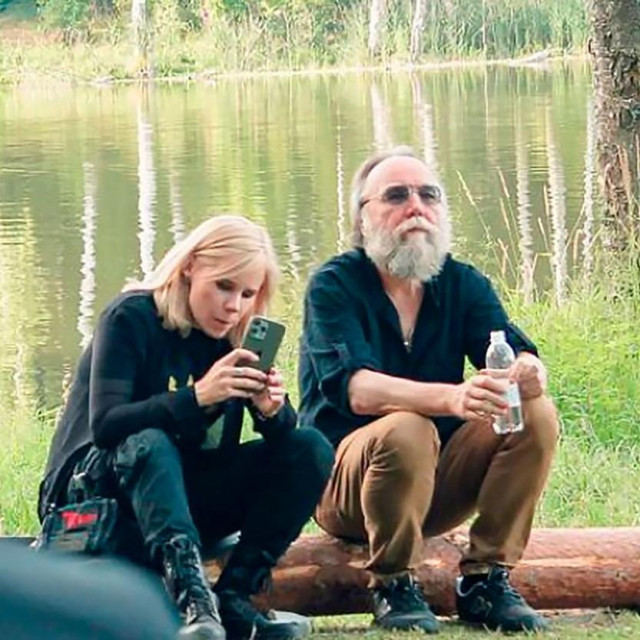 Daria Dugina s ocem Aleksandrom