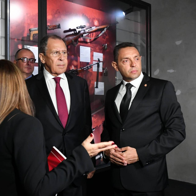 Sergej Lavrov i Aleksandar Vulin, arhivska fotografija