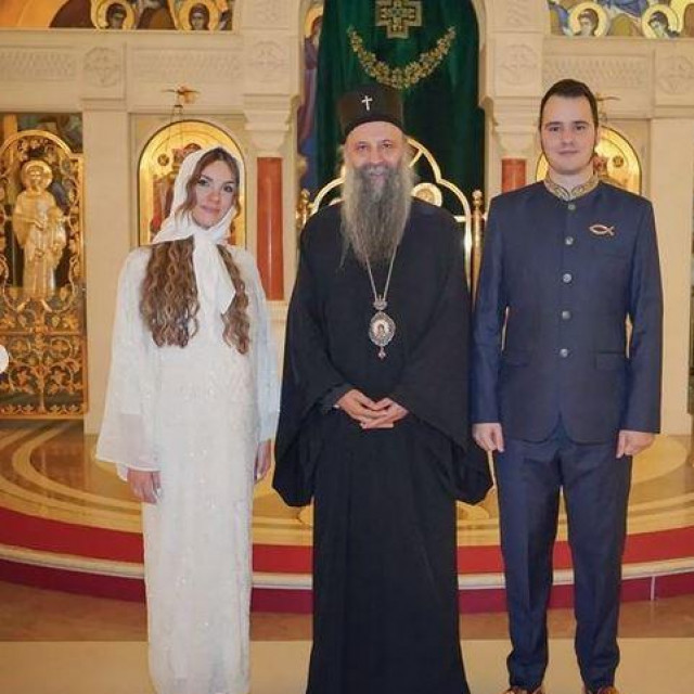 Aleksa i Nikolina Balašević u Hramu sv. Save