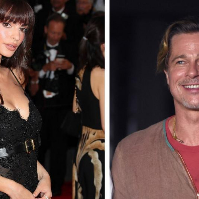Emily Ratajkowski i Brad Pitt