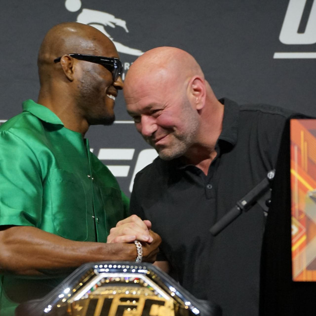 Kamaru Usman i Dana White