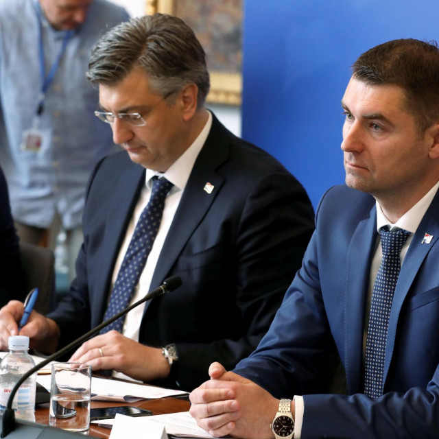 Andrej Plenković i Davor Filipović